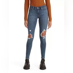 Levi’s Women’s 711 Skinny Distressed Jeans